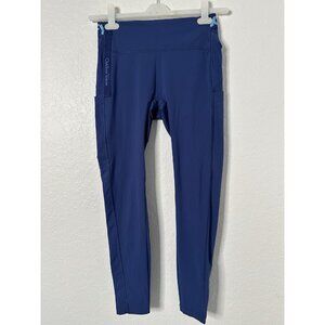 Outdoor Voices X Disney Exclusive Goofy Snacks Leggings Size Medium Blue NWOT